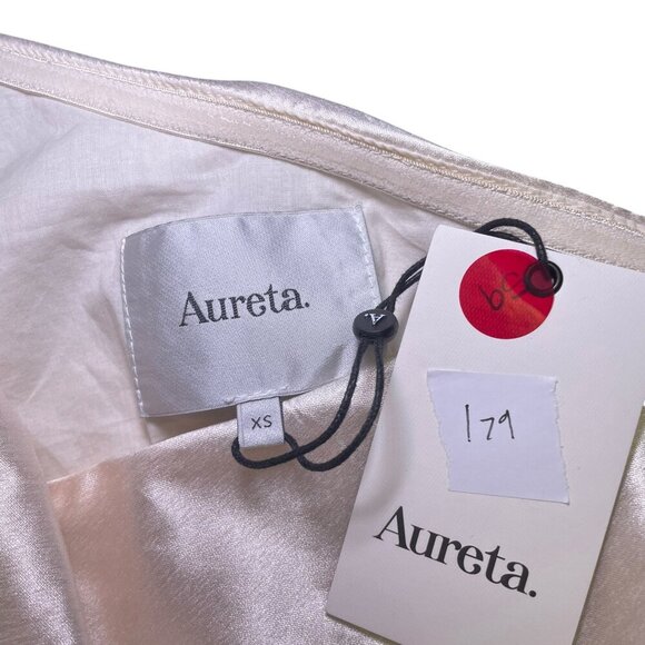 Aureta Kayla One Shoulder Bubble Hem Mini Dress XS NWT - Picture 5 of 5